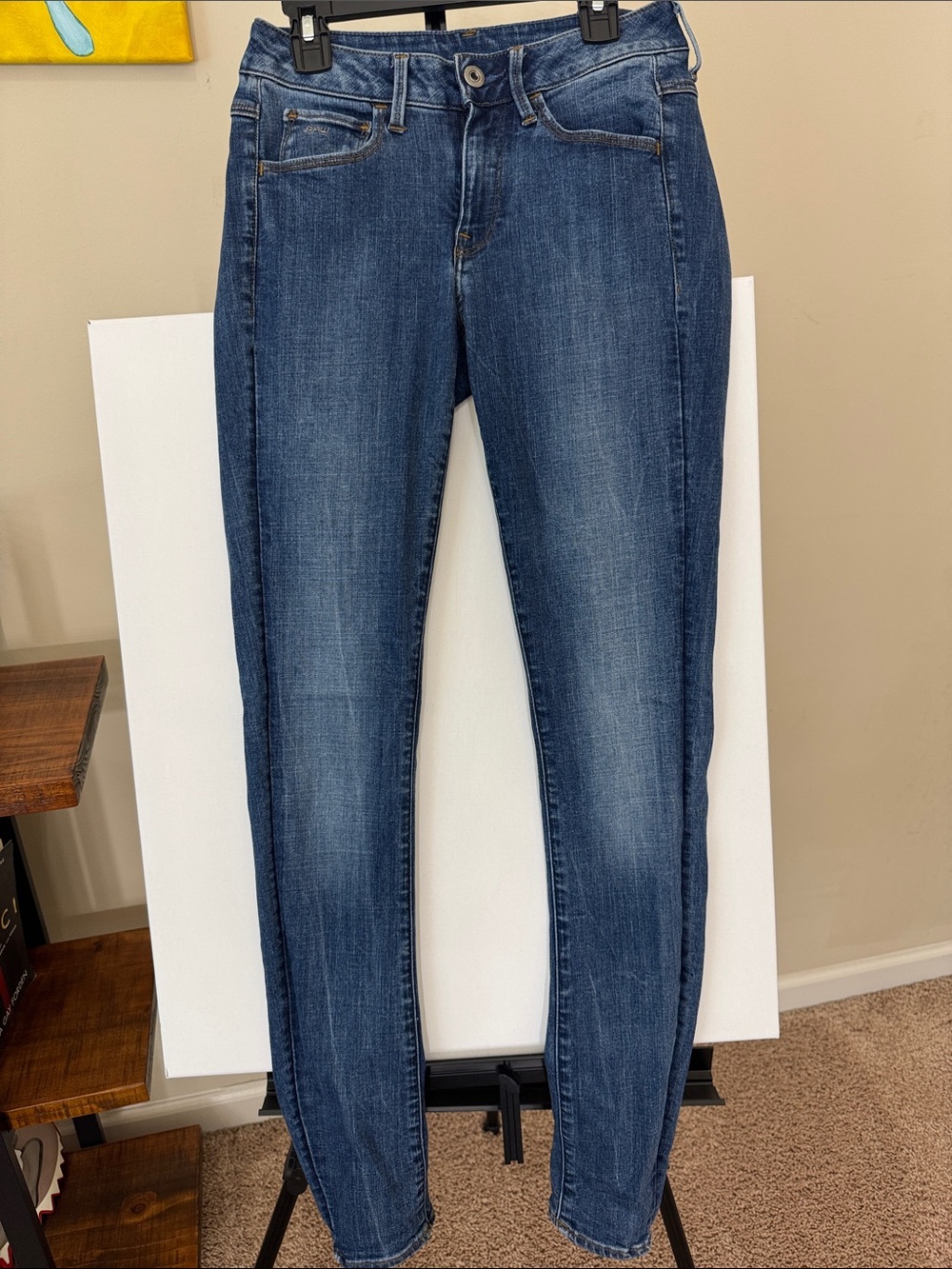 G-Star Raw Women's Dark Blue Skinny Jeans Size 26